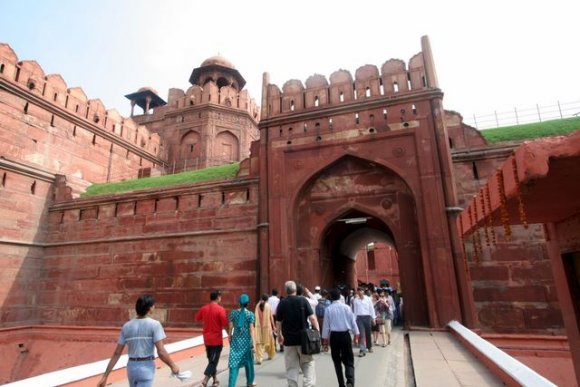 Delhi, Kırmızı Kale, Lahore Kapısı.