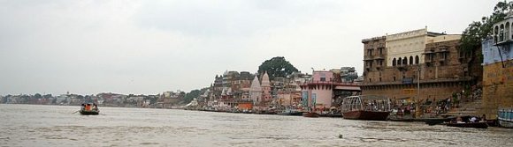Varanasi - Ganj Nehri, panoramik