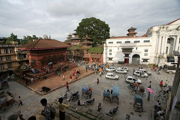 Katmandu - Durbar Square, Shiva-Parvati Tapınağı.