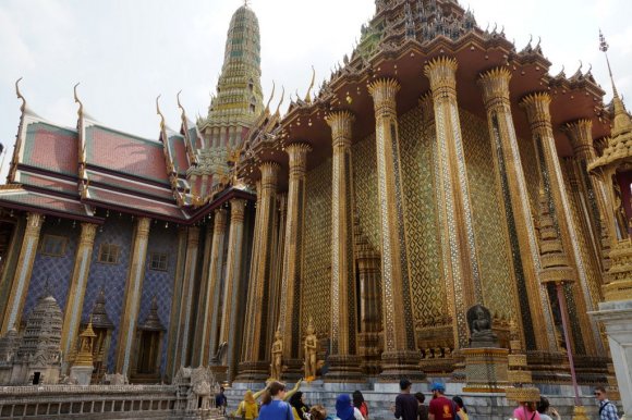 Wat Phra Kaew, Büyük Saray (Grand Palace), Bangkok.